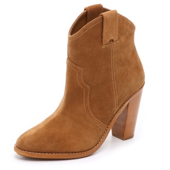 NWT Joie Monte Western Suede Bootie - Picture 2 of 3